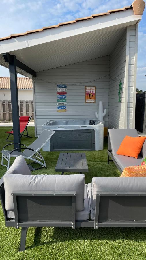 Villa Moderne Avec Spa A Montalivet Vensac Exteriör bild
