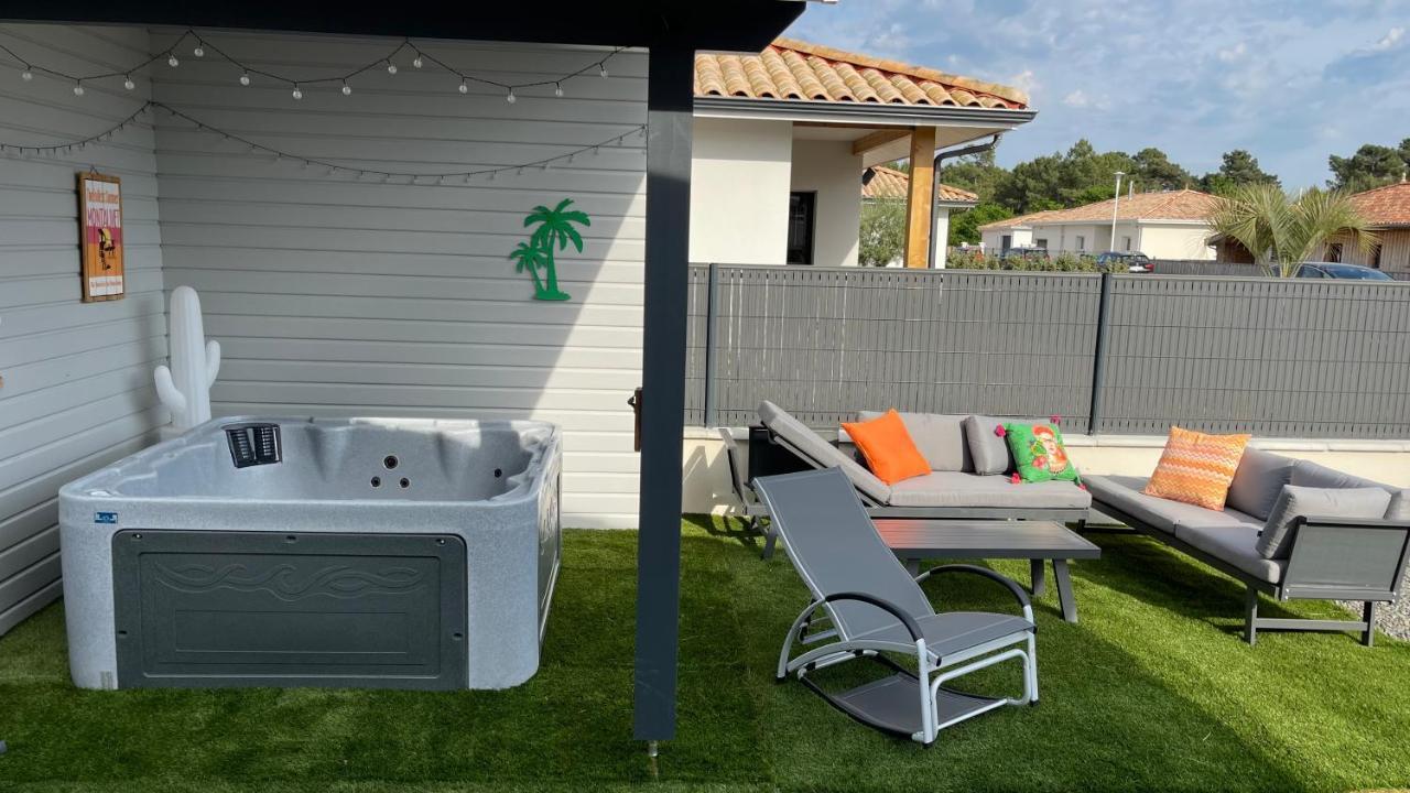 Villa Moderne Avec Spa A Montalivet Vensac Exteriör bild