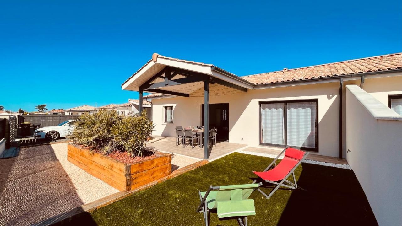 Villa Moderne Avec Spa A Montalivet Vensac Exteriör bild